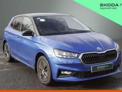 Race blue metallic black magic pearl effect Used 2022 Skoda Fabia Colour Edition Hatchback | £13,450 (Fair price)