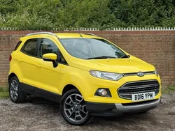 Yellow Used 2016 Ford Ecosport Titanium SUV | £5,250 (Fair price)