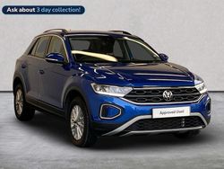 Blue Used 2023 VW T-Roc Life SUV | £23,433 (Fair price)