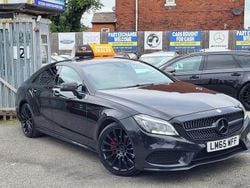 Black Used 2015 Mercedes CLS220 AMG line Coupe | £7,495 (Super price)