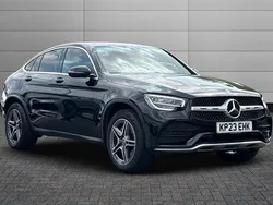 Obsidian black Used 2023 Mercedes 300 AMG line Coupe | £36,150 (Fair price)