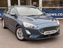 Blue Used 2018 Ford Focus Titanium Hatchback | £10,295 (Fair price)