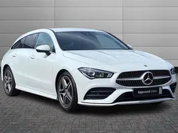 White Used 2022 Mercedes CLA200 AMG line Estate | £22,295 (Good price)
