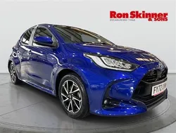 Blue Used 2022 Toyota Yaris Design Hatchback | £14,999 (Fair price)