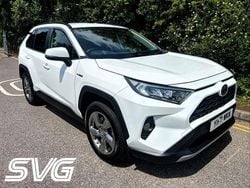 White Used 2021 Toyota RAV4 Hybrid Design SUV | £24,595 (Fair price)