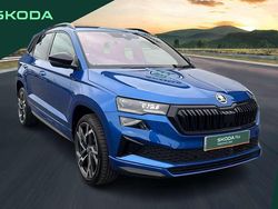 Blue New 2025 Skoda Karoq SportLine SUV | £29,975 (Fair price)
