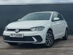 White Used 2023 VW Polo Life Hatchback | £17,498 (Fair price)