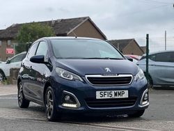 Blue Used 2015 Peugeot 108 Allure Hatchback | £3,995 (Fair price)