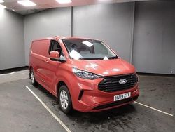 Red Used 2024 Ford Transit Custom Limited Van | £20,989 (Fair price)