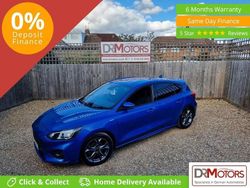 Blue Used 2019 Ford Focus ST-Line Hatchback | £8,340 (Fair price)