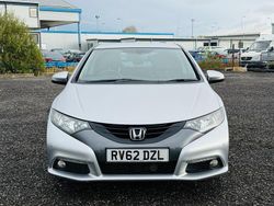 Silver Used 2013 Honda Civic EX Hatchback | £4,395 (Fair price)