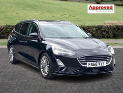 Black Used 2019 Ford Focus Titanium X Estate | £10,000 (Fair price)