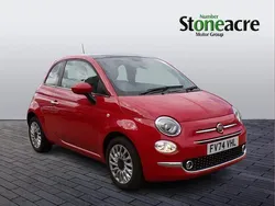 Red New 2024 Fiat 500 Hatchback | £13,495 (A bit pricey)