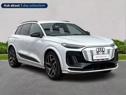 White Used 2025 Audi Q6 e-tron Advanced SUV | £66,246 (Good price)