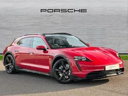 Red Used 2022 Porsche Taycan Cross Turismo Sedan | £69,990
