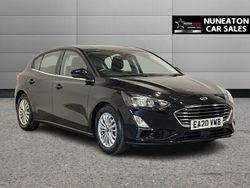 Black Used 2020 Ford Focus Titanium Hatchback | £13,800 (Fair price)