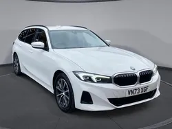 White Used 2023 BMW 330e Sport Line Estate | £26,499 (Good price)