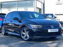 Black Used 2022 VW Golf VIII R-line Hatchback | £20,995 (Fair price)