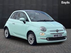 Green Used 2018 Fiat 500 Lounge Hatchback | £6,999 (Fair price)