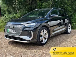 Black Used 2023 Audi Q4 e-tron S-Line SUV | £27,499 (Fair price)