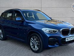 Phytonic blue metallic paint Used 2020 BMW X3 M Sport SUV | £31,590 (A bit pricey)