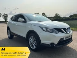 White Used 2014 Nissan Qashqai Acenta Premium SUV | £5,499 (Fair price)