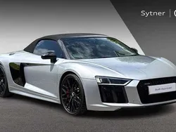 Silver Used 2017 Audi R8 Spyder Advanced Cabriolet | £79,500