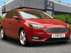 Red Used 2016 Ford Focus Zetec Hatchback | £5,290 (Fair price)