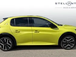 Yellow Used 2024 Peugeot e-208 GT Hatchback | £19,003