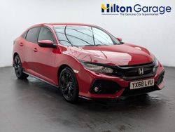 Red Used 2018 Honda Civic Sport Hatchback | £14,050 (Fair price)