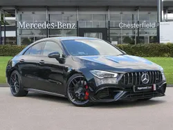 Black Used 2022 Mercedes CLA45 AMG Coupe | £44,300 (Good price)
