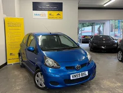 Blue Used 2009 Toyota Aygo Hatchback | £2,495 (Fair price)