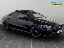Black Used 2023 Mercedes CLA180 AMG Line Premium Plus Sedan | £26,695 (Fair price)