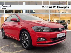 Red Used 2021 VW Polo Match Hatchback | £13,690 (Fair price)