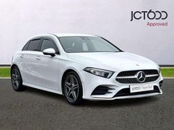 White Used 2021 Mercedes A220 AMG line Hatchback | £18,684 (Fair price)
