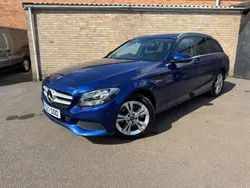 Blue Used 2017 Mercedes C220 Executive Estate | £10,545 (Super price)