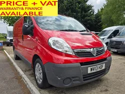 Red Used 2013 Vauxhall Vivaro Van | £3,990 (Fair price)