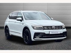White Used 2021 VW Tiguan Allspace R-line SUV | £27,995 (Fair price)