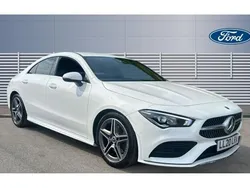 White Used 2020 Mercedes CLA200 AMG line Coupe | £21,486 (Fair price)