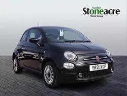 Black Used 2021 Fiat 500 Lounge Hatchback | £8,995 (Fair price)
