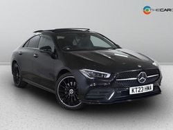Black Used 2023 Mercedes CLA250e AMG line Sedan | £26,495 (Fair price)