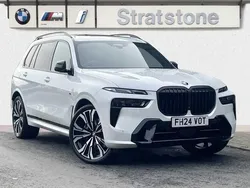 White Used 2024 BMW X7 M Sport SUV | £80,349 (Fair price)