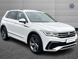 White Used 2024 VW Tiguan R-line Edition SUV | £29,690 (Fair price)
