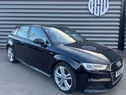Black Used 2018 Audi A3 Sportback S-Line Hatchback | £9,950 (Fair price)