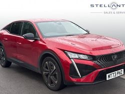 Red Used 2023 Peugeot 408 Allure Premium Sedan | £19,543 (Fair price)