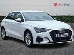 White Used 2022 Audi A3 Advanced Hatchback | £20,350 (Good price)