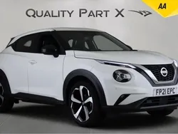 White Used 2021 Nissan Juke Tekna SUV | £13,979 (Fair price)