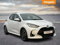 White Used 2022 Toyota Yaris Hybrid Design Hatchback | £15,795 (Fair price)