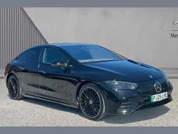 Black New 2025 Mercedes EQE350 AMG line Sedan | £59,890