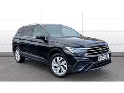 Black Used 2022 VW Tiguan Allspace Life SUV | £23,380 (Good price)